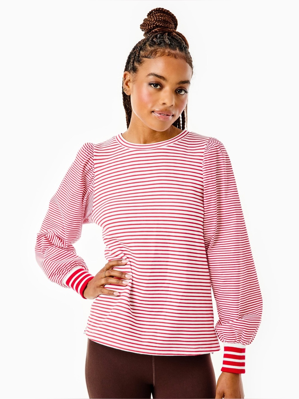 Addison Bay Soft Luxe Penny Pullover Sweatshirt